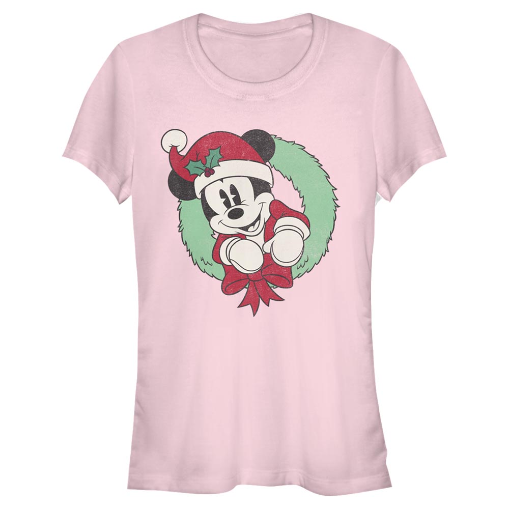 Disney Classics - Mickey Mouse - Mickey Mouse Vintage Mickey Wreath - Christmas - Femme T-shirt