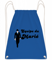 Equipe Du Marié - Sac à dos Drawstring - Bleu royal - Vorn
