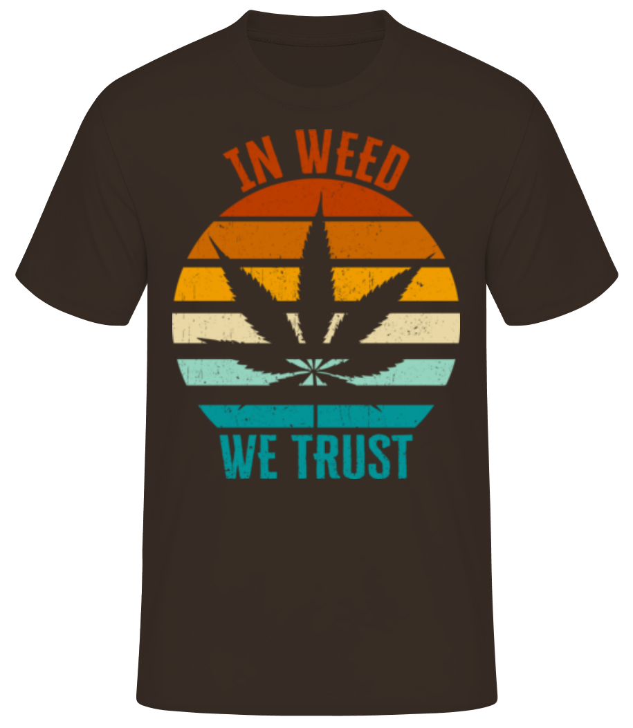 In Weed We Trust Retro · T-shirt standard Homme
