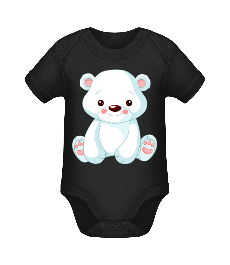 Doux Ours Polaire · Body manches courtes bio