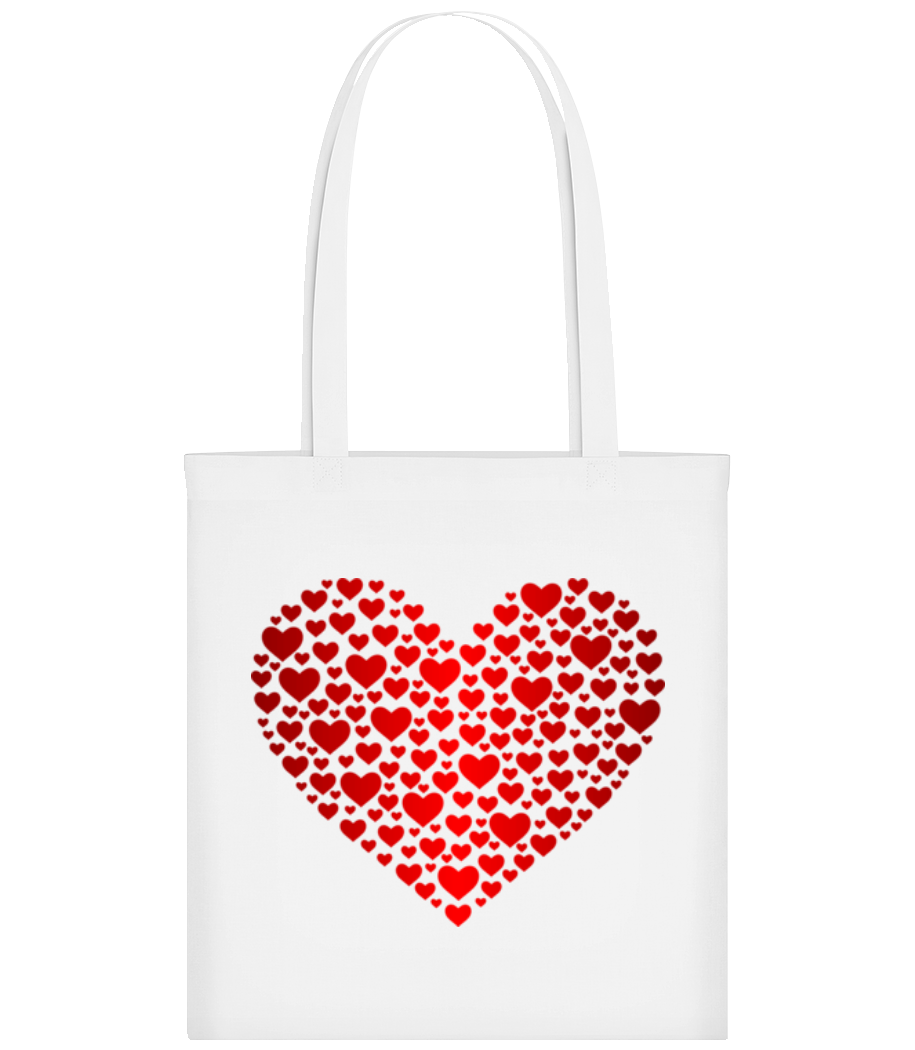Aperçu: Cœur - Tote Bag - Blanc - Devant