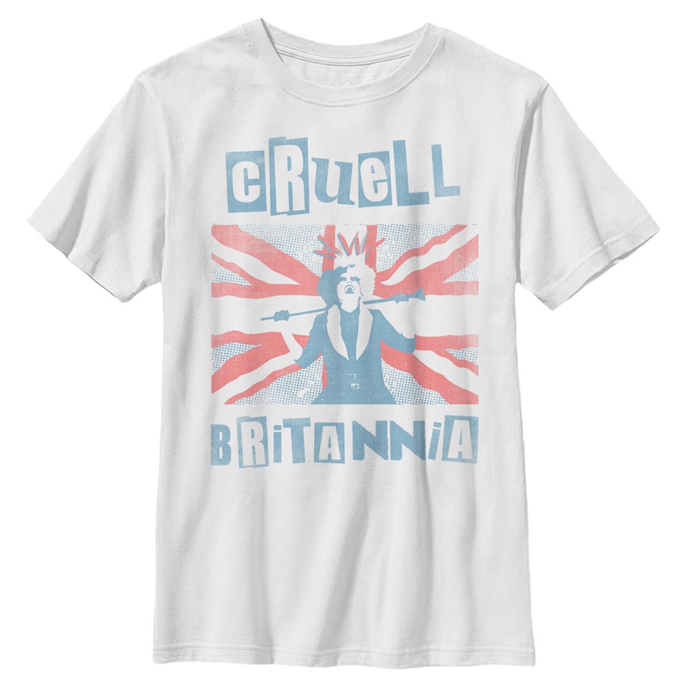 Disney Classics - Cruella - Cruella d'Enfer Cruell Britannia - Enfant T-shirt