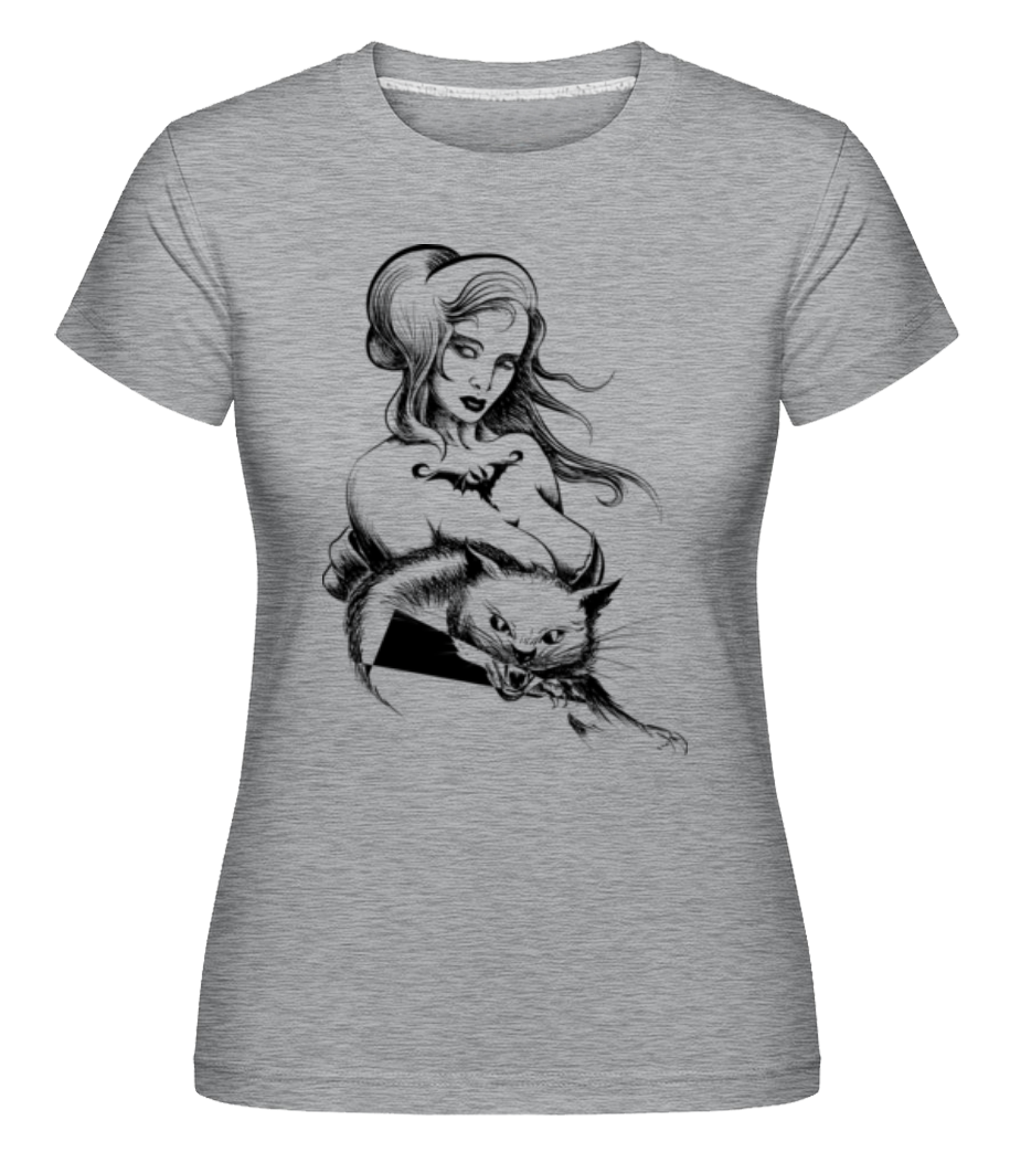 Gothic Cat Wife ·  T-shirt Shirtinator femme