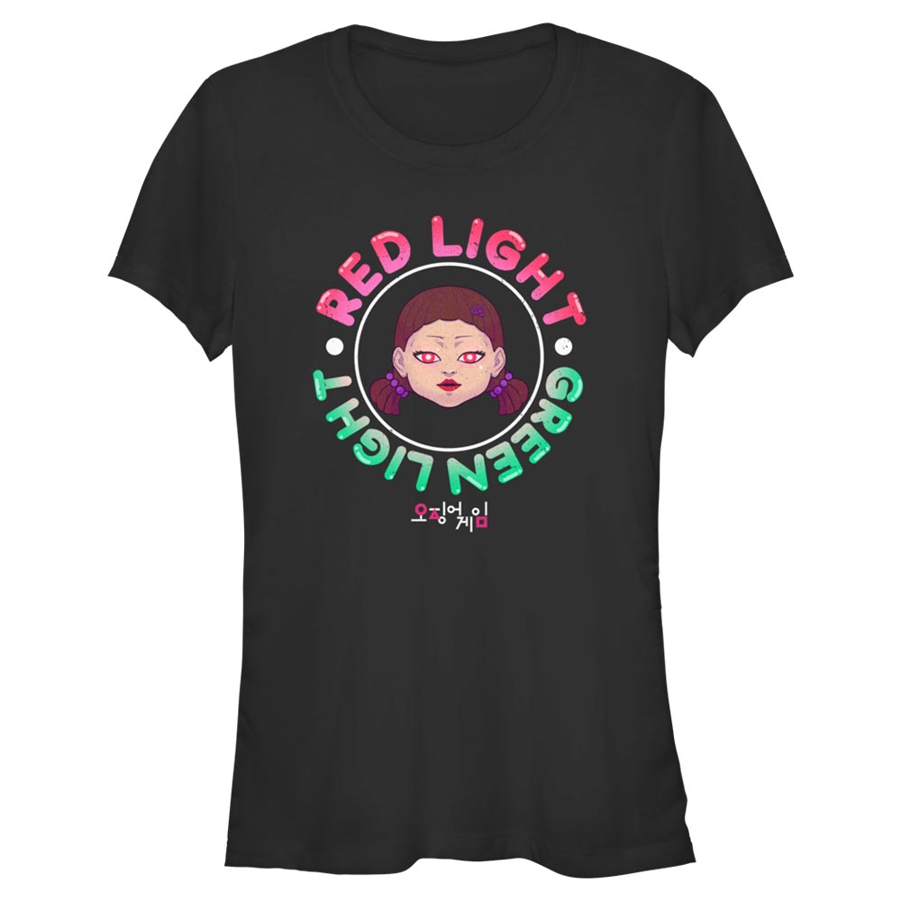 Netflix - Squid Game - Logo RedGreen Stamp - Femme T-shirt