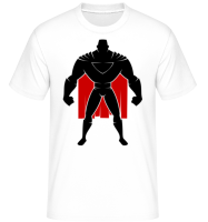 Superman Silhouette Cape -  Shirtinator Men's T-Shirt - White - Front