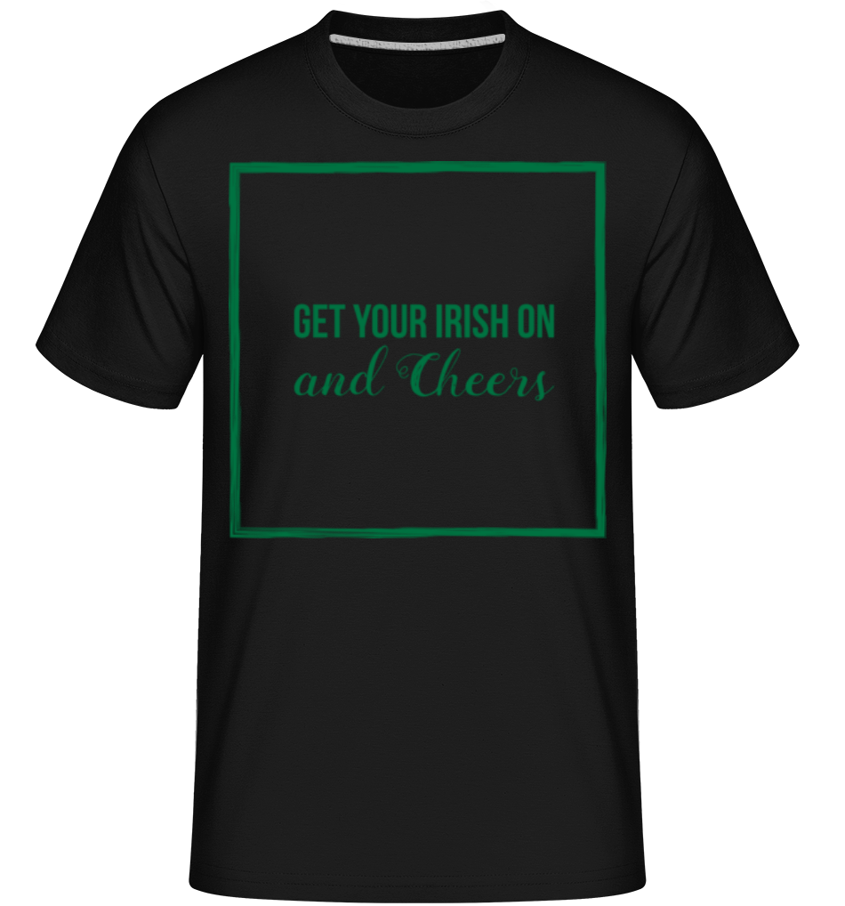 Get Your Irish On Logo -  T-Shirt Shirtinator homme - Noir - Devant