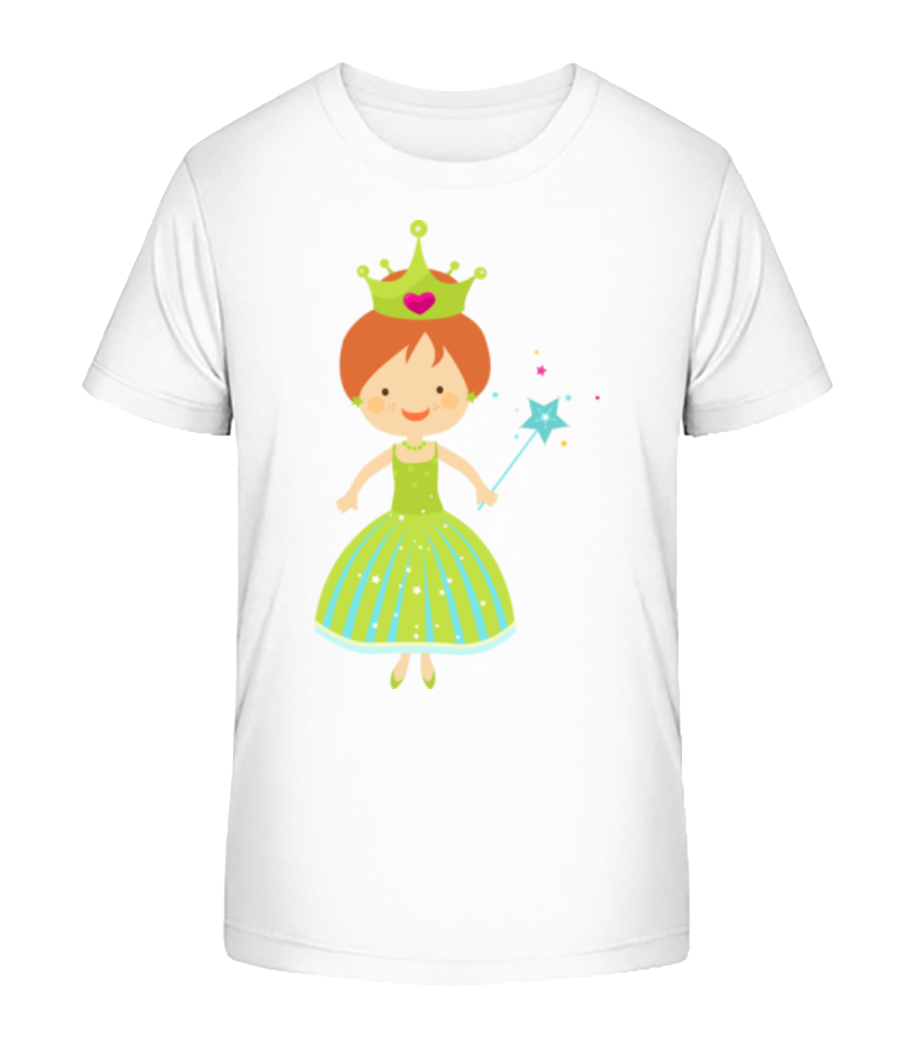 Aperçu: Princess Kids - T-shirt bio Enfant Stanley Stella 2.0 - Blanc - Devant