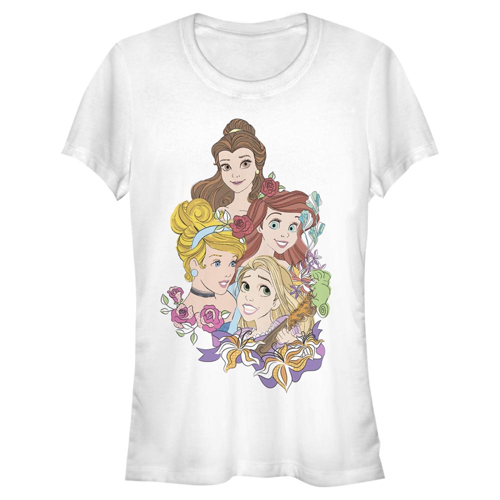 Disney - Princesses Disney - Photo de groupe Portrait Vignette - Femme T-shirt