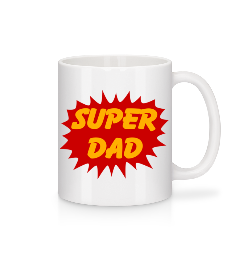 Super Dad · Mug en céramique blanc