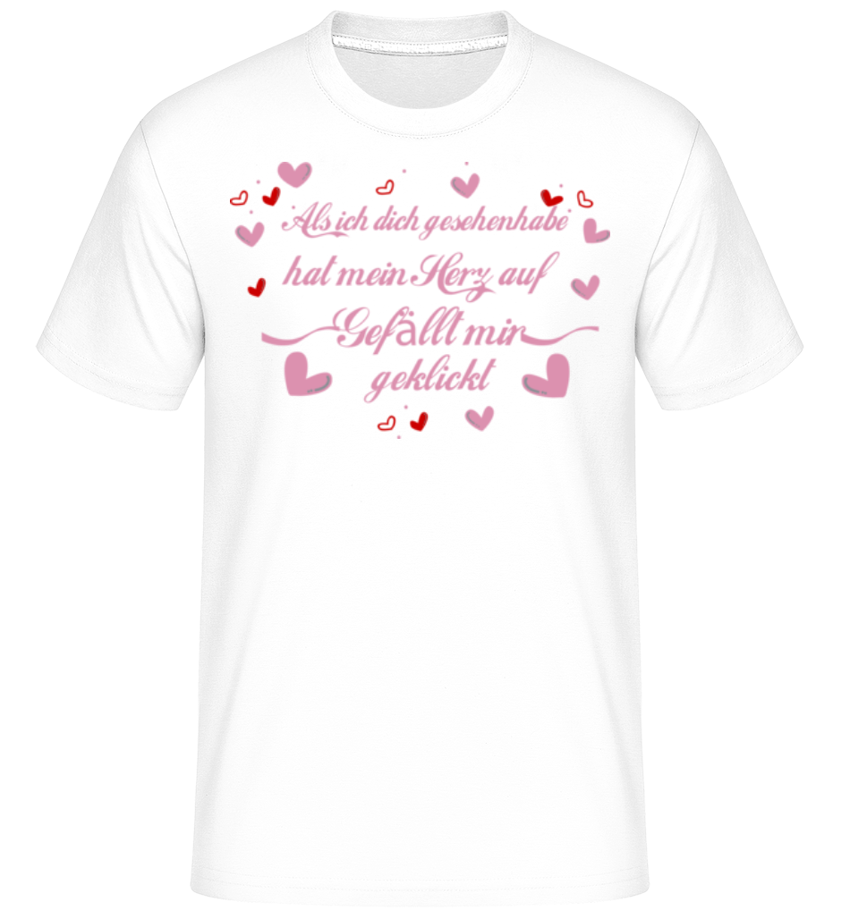 Herz Gefällt Mir Geklickt · Shirtinator Männer T-Shirt