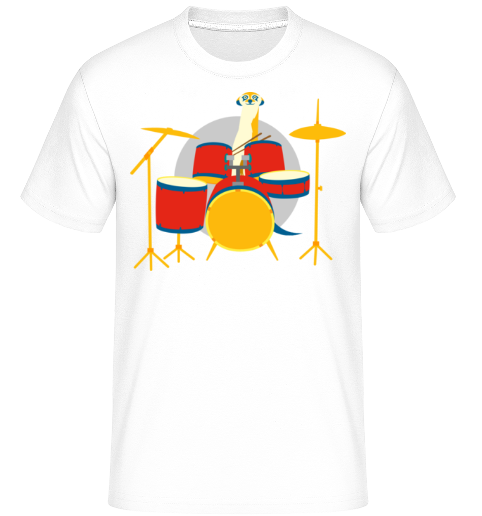 Meerkat Playing Drums ·  T-Shirt Shirtinator homme