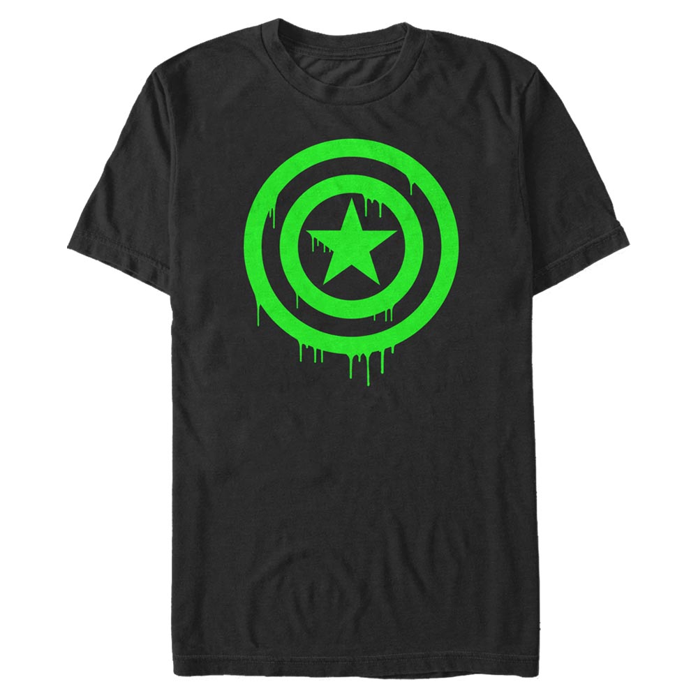 Marvel - Avengers - Captain America Oozing Shield - Halloween - Homme T-shirt