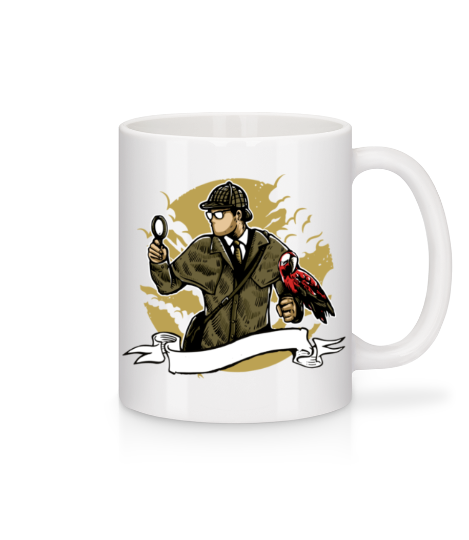 Sherlock Holmes · Mug en céramique blanc