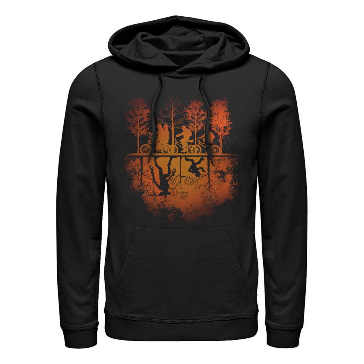 Netflix - Stranger Things - Photo de groupe Upside Down Pumpkin - Halloween - Unisex Sweat à capuche
