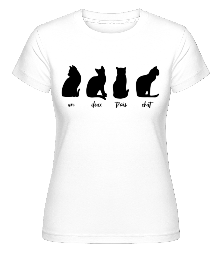 Un Deux Trois Chat ·  T-shirt Shirtinator femme