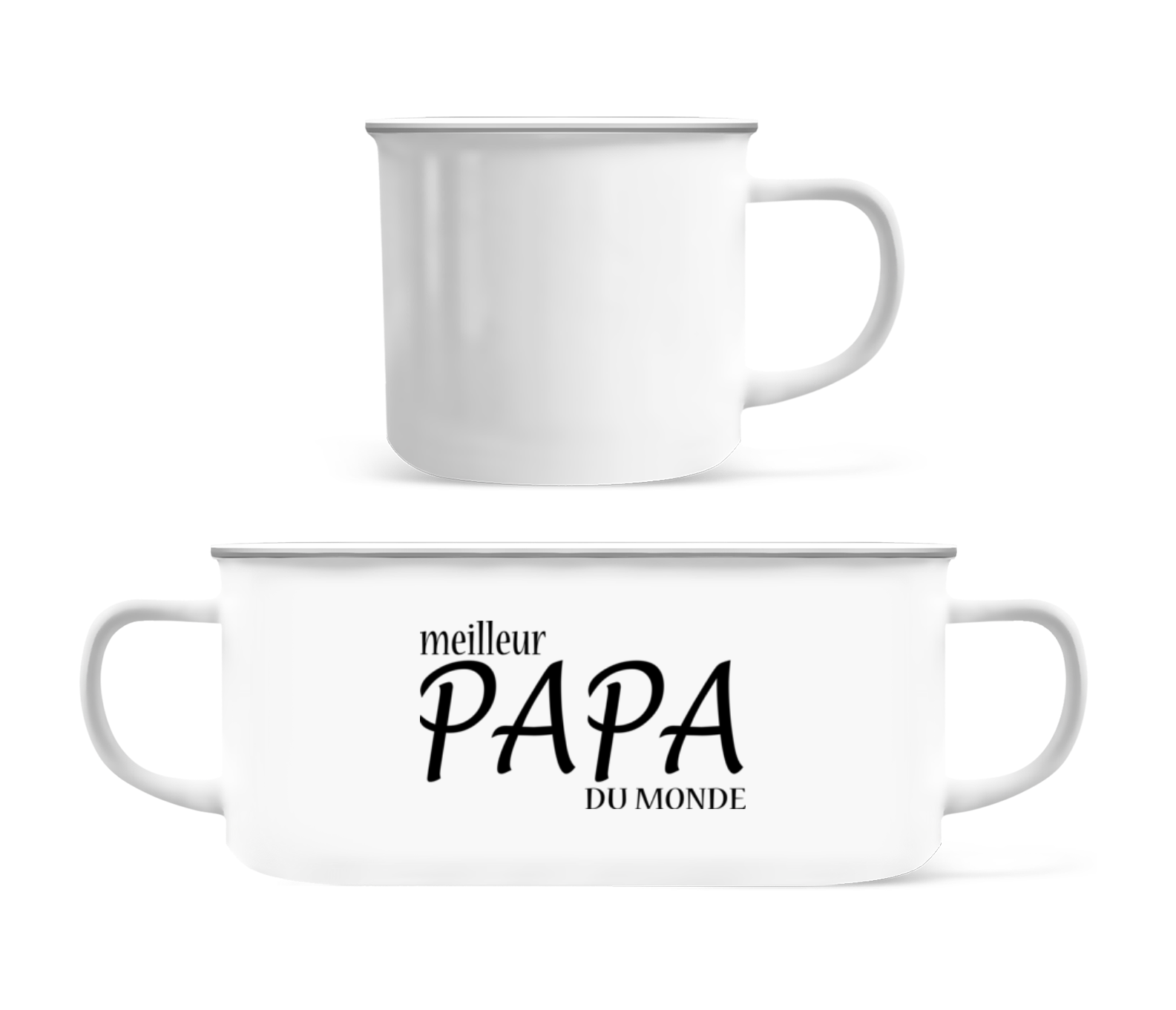 Meilleur Papa Du Monde · Tasse Émaillée