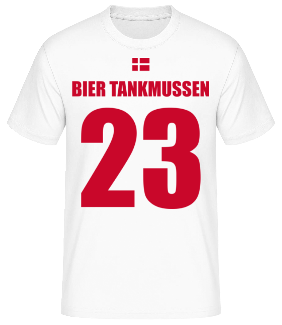 Dänemark Fußball Trikot Bier Tankmussen · Männer Basic T-Shirt