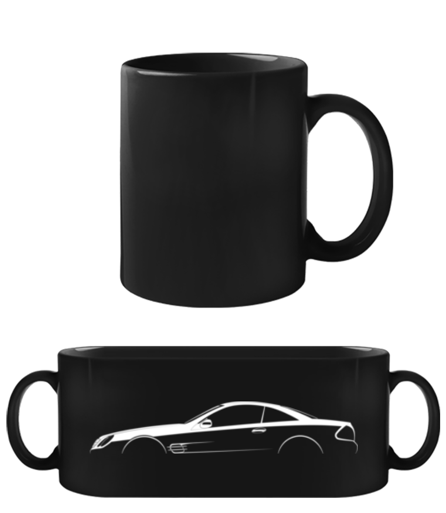 'Mercedes-Benz SL Hard. R230' Silhouette · Schwarze Tasse