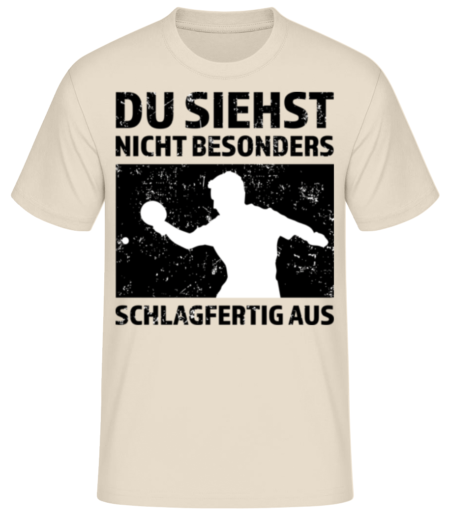 Tischtennis Schlagfertig · Männer Basic T-Shirt