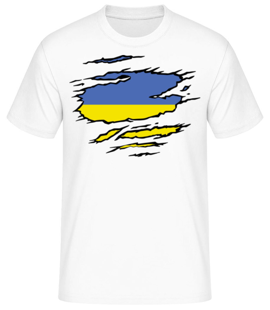 Drapeau Déchiré D'Ukraine · T-shirt standard Homme