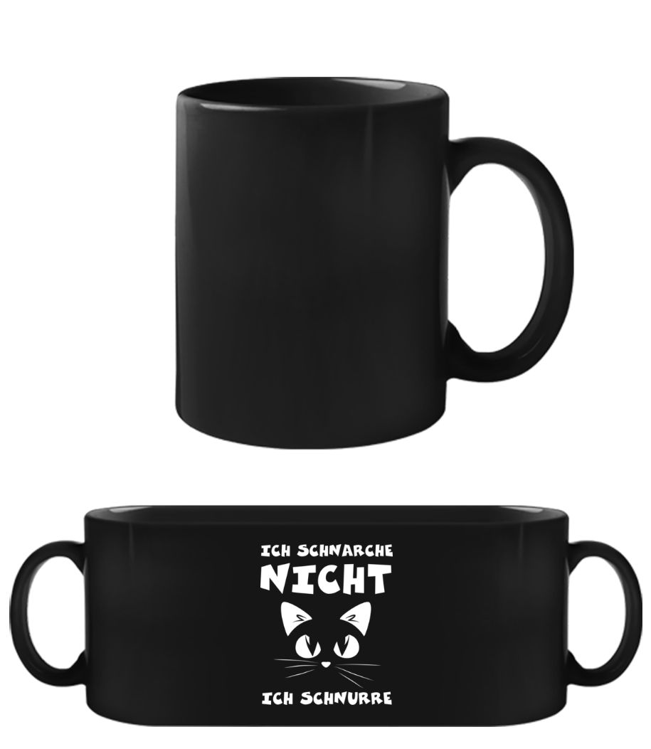 Ich Schnurre · Schwarze Tasse