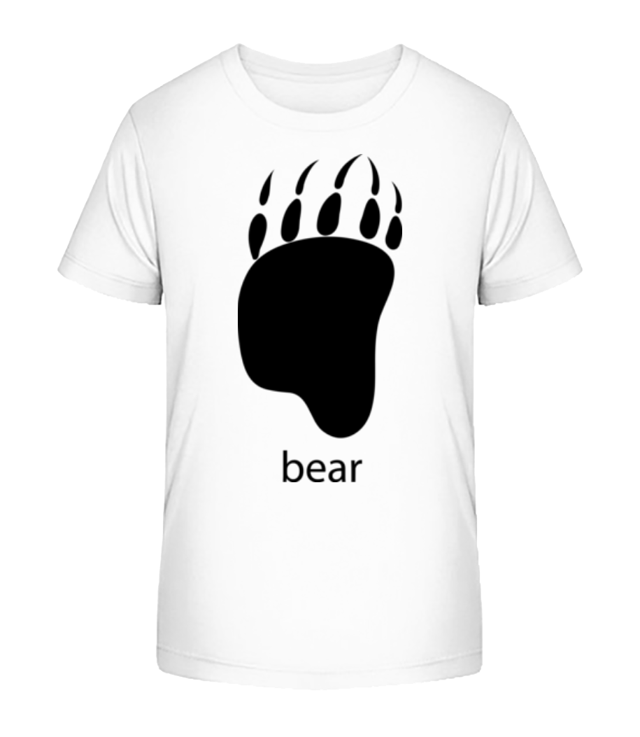 Bear Paw - T-shirt bio Enfant Stanley Stella 2.0 - Blanc - Devant