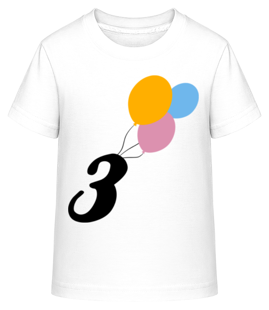 Anniversaire 3 Ballons · T-shirt shirtinator Enfant