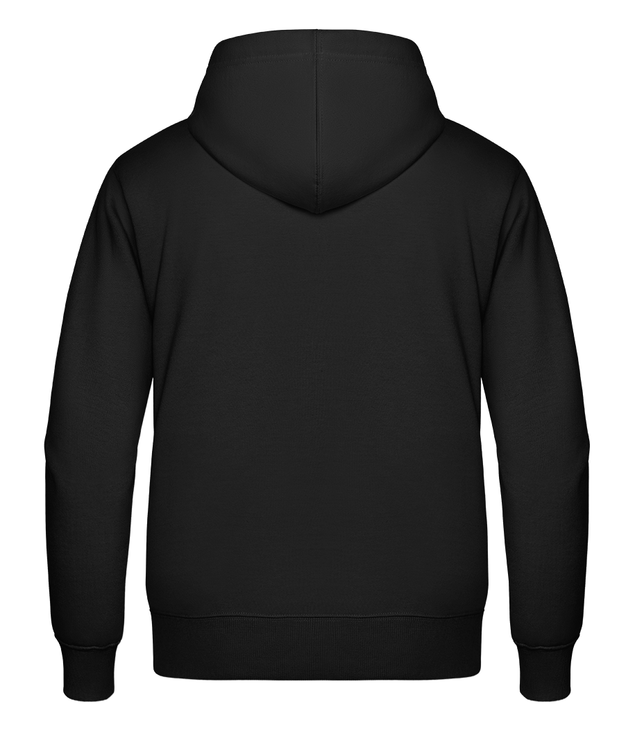 Sweat à capuche bicolore Unisexe - Noir / Rouge - Derrière