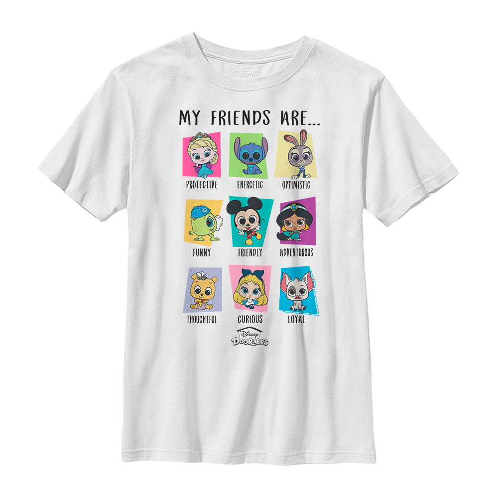 Disney - Doorables - Photo de groupe Yearbook - Enfant T-shirt