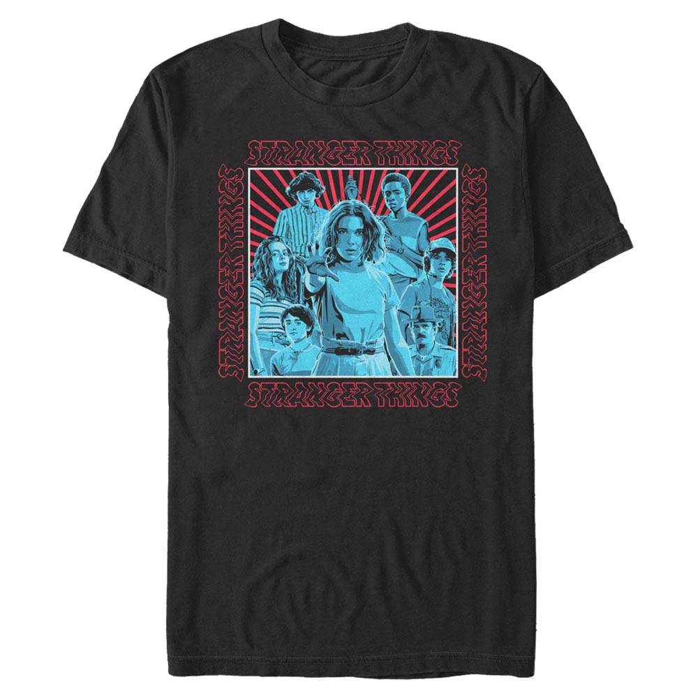 Netflix - Stranger Things - Photo de groupe - Homme T-shirt