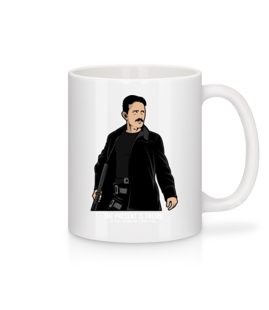 Tesla Matrix · Mug en céramique blanc