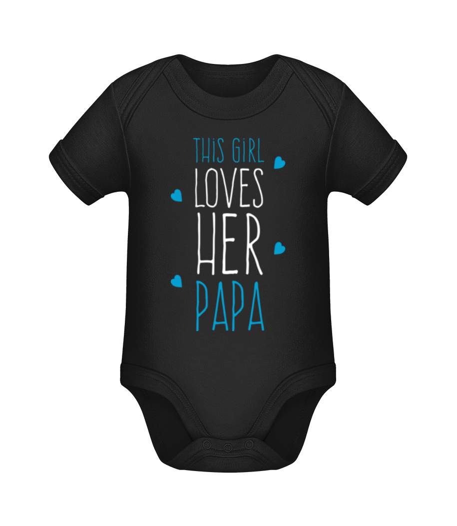 This Girl Loves Her Papa · Body manches courtes bio