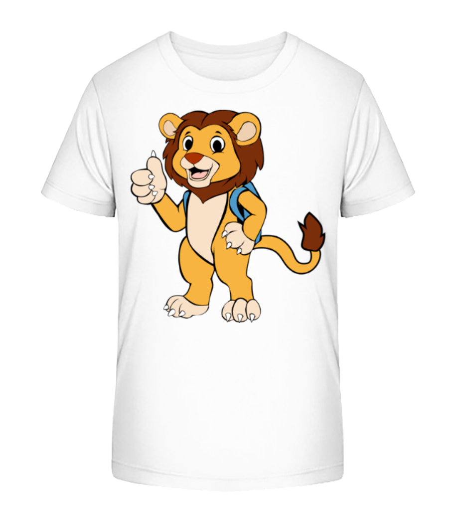 Lion Doux Avec Sac Á Dos · T-shirt bio Enfant Stanley Stella 2.0