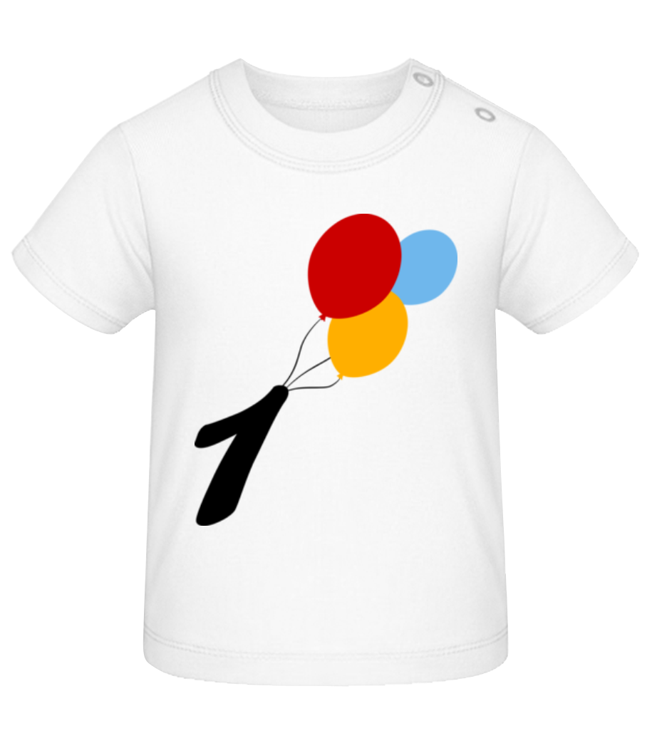 Anniversaire 1 Ballons · T-shirt Bio Bébé