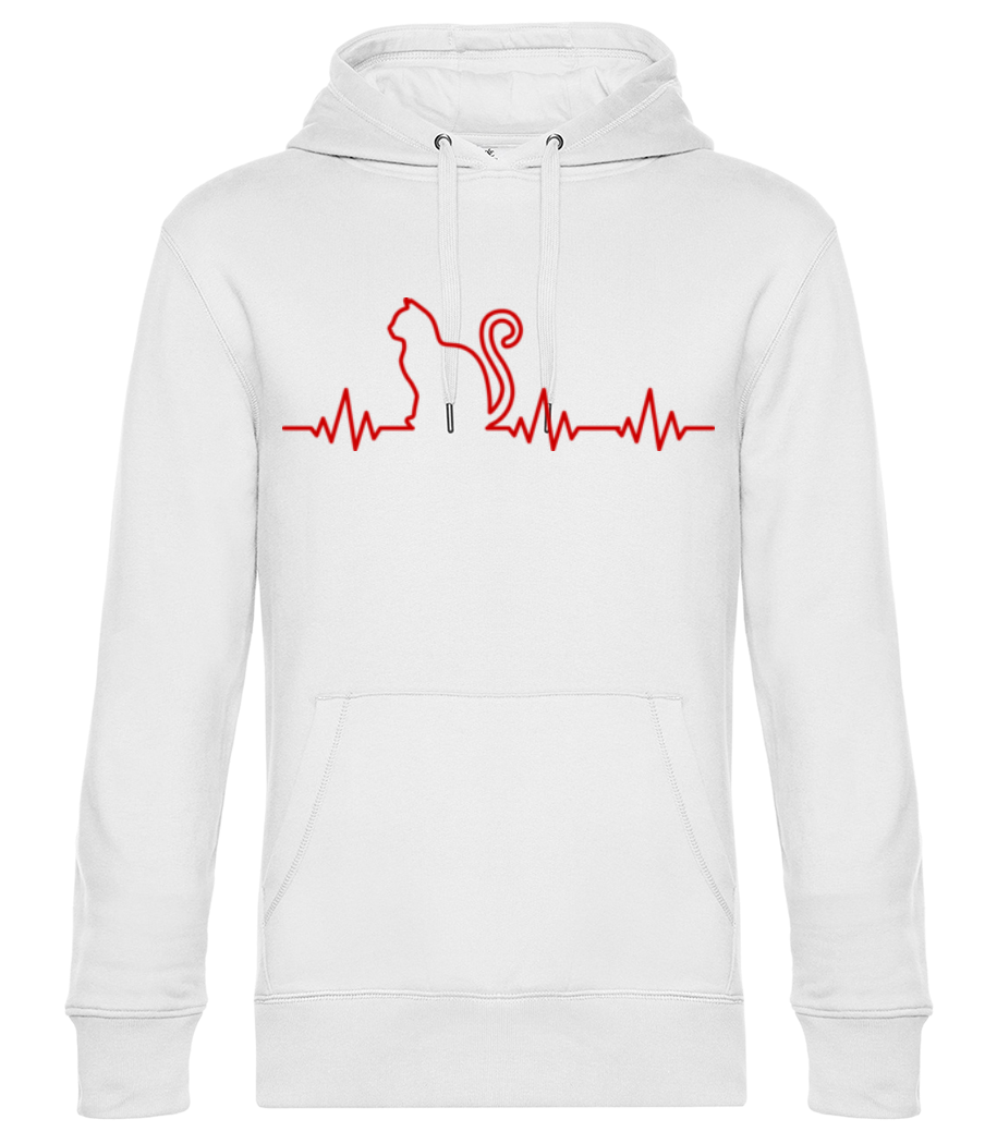 Pulsation Chat · Sweat à capuche standard homme