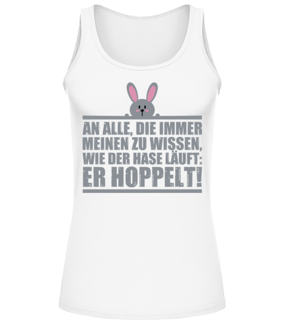 Der Hase Hoppelt · Frauen Tank Top