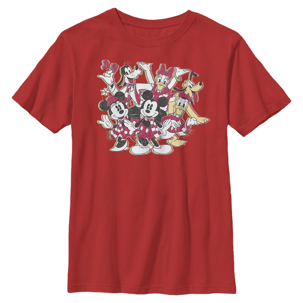 Disney Classics - Mickey Mouse - Photo de groupe Sensational Holiday - Christmas - Enfant T-shirt