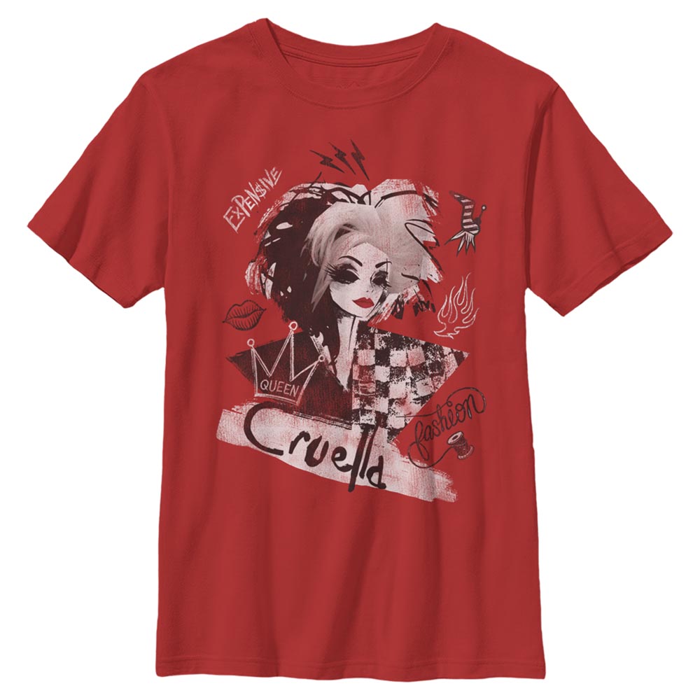 Disney Classics - Cruella - Cruella d'Enfer Artsy - Enfant T-shirt