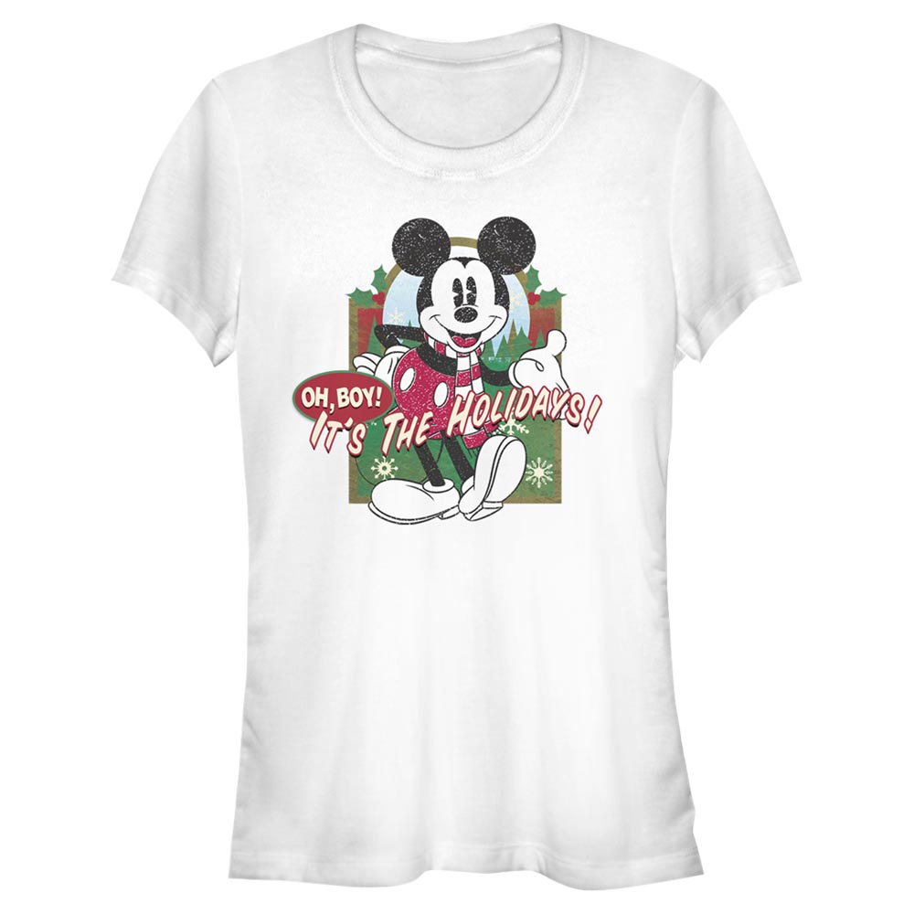 Disney Classics - Mickey Mouse - Mickey Mouse Vintage Holiday Mickey - Christmas - Femme T-shirt