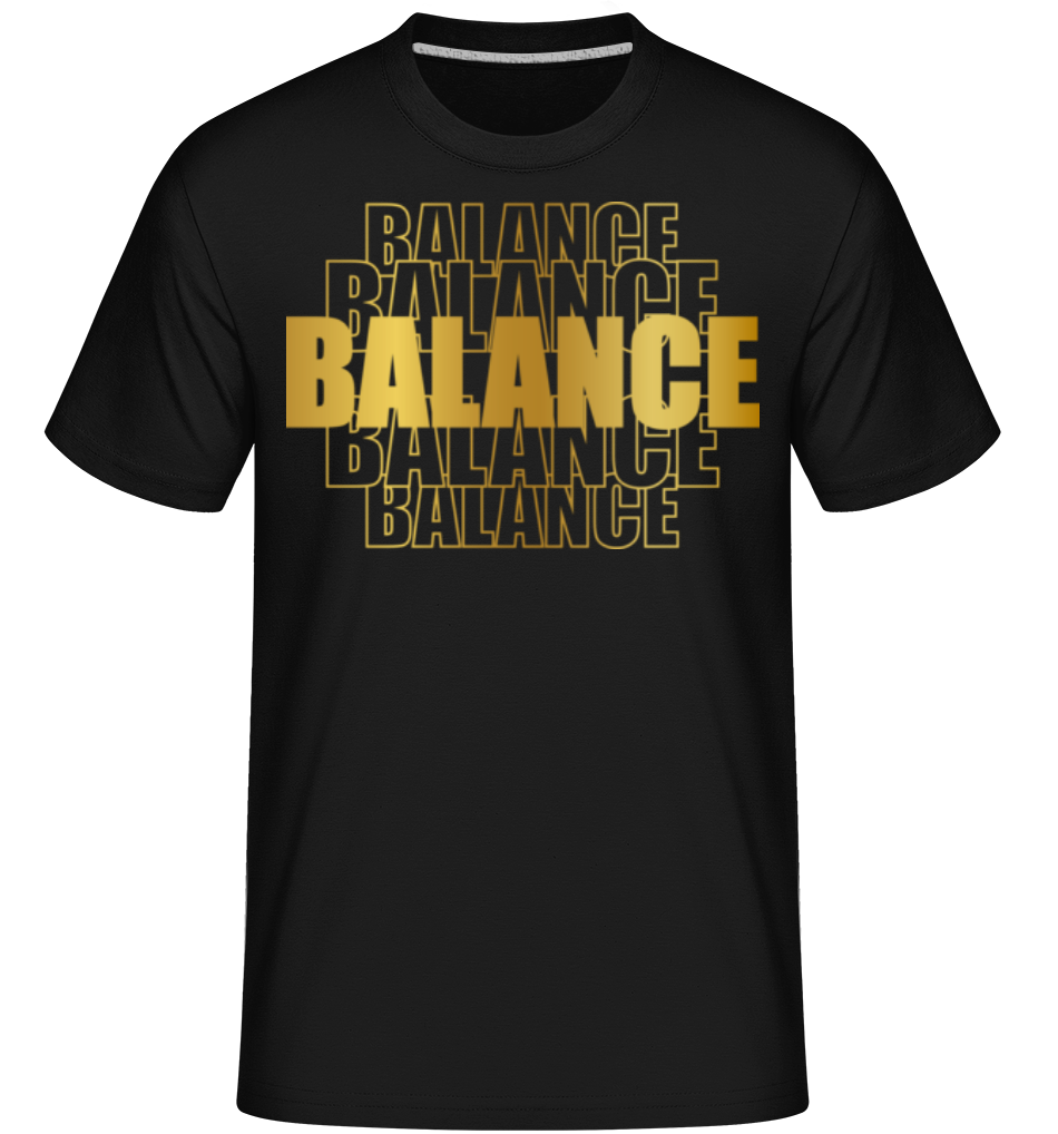 Écriture Doré Astrologique Balance ·  T-Shirt Shirtinator homme