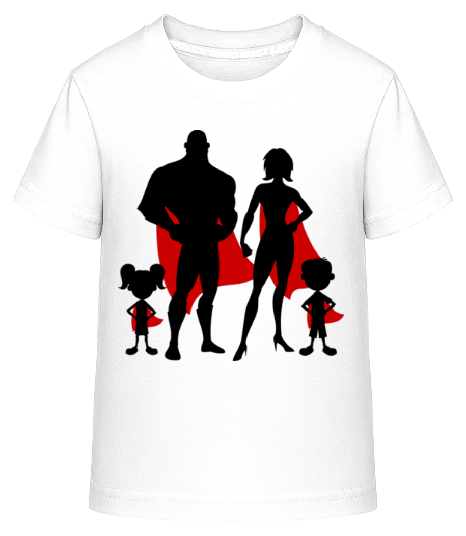 Aperçu: Superhero Family - T-shirt shirtinator Enfant - Blanc - Devant