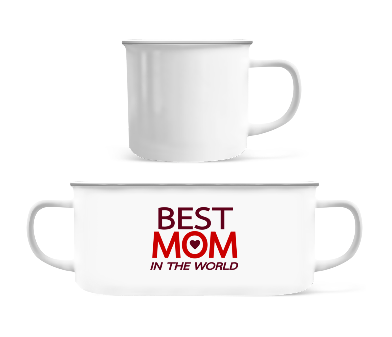 Best Mom In The World · Tasse Émaillée
