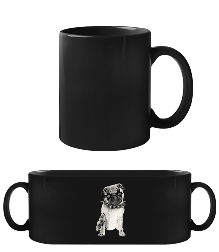 Chien En Métal · Tasse Noire