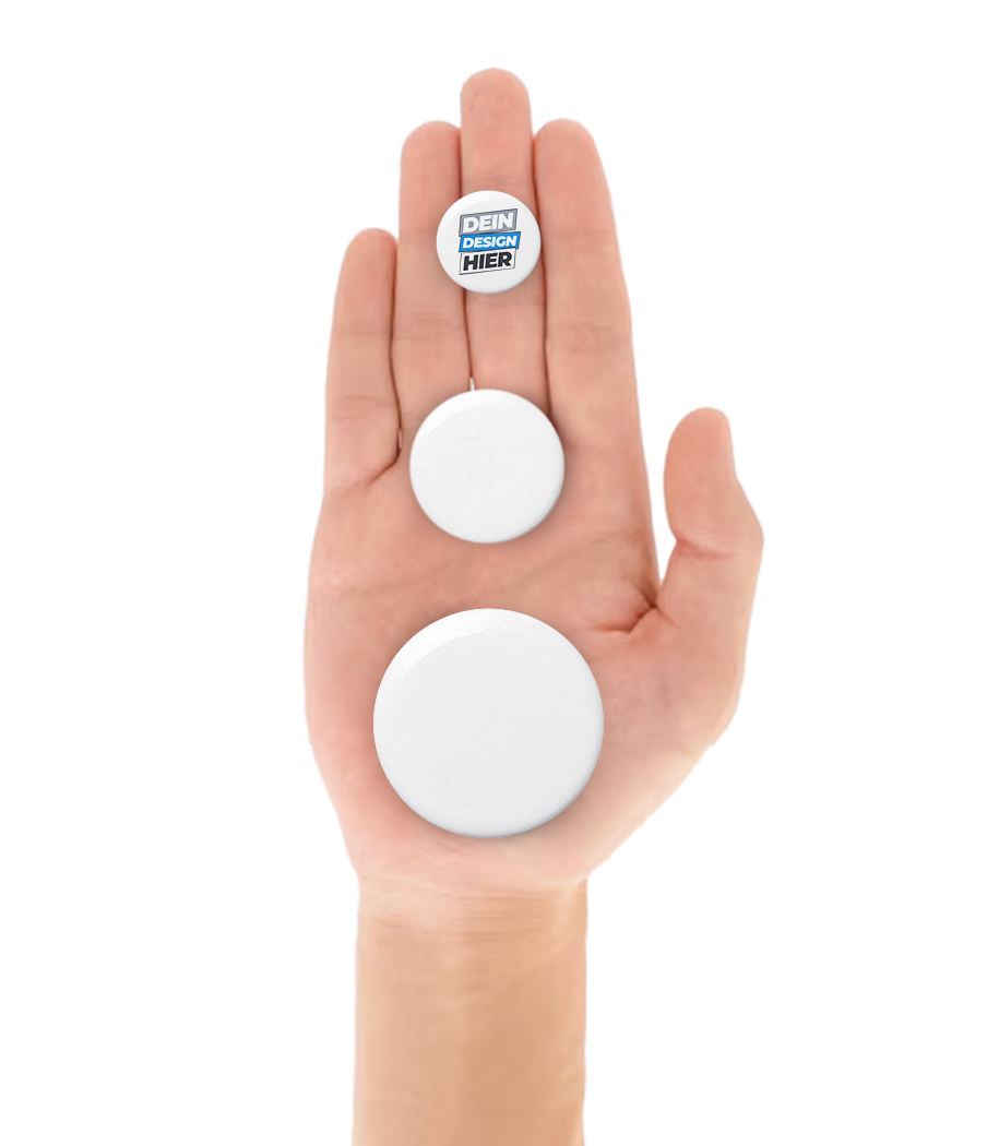 Badges petits (Standard) - Blanc - Gauche