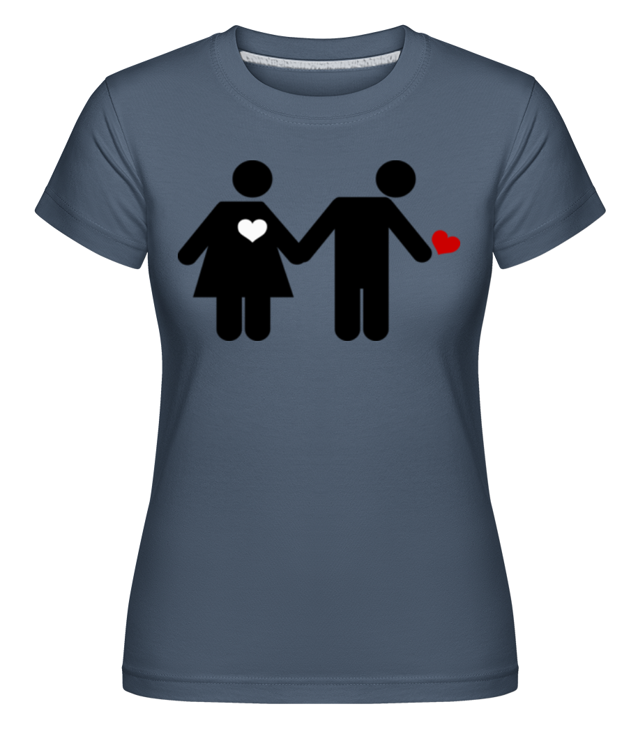 Femme Et Homme Et Cœur Logo ·  T-shirt Shirtinator femme