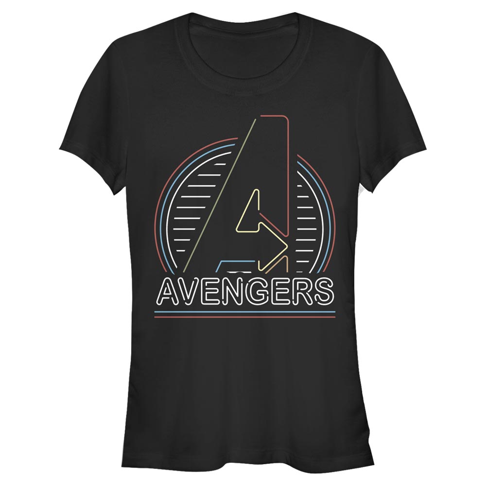 Marvel - Avengers - Logo Neon Avengers - Femme T-shirt