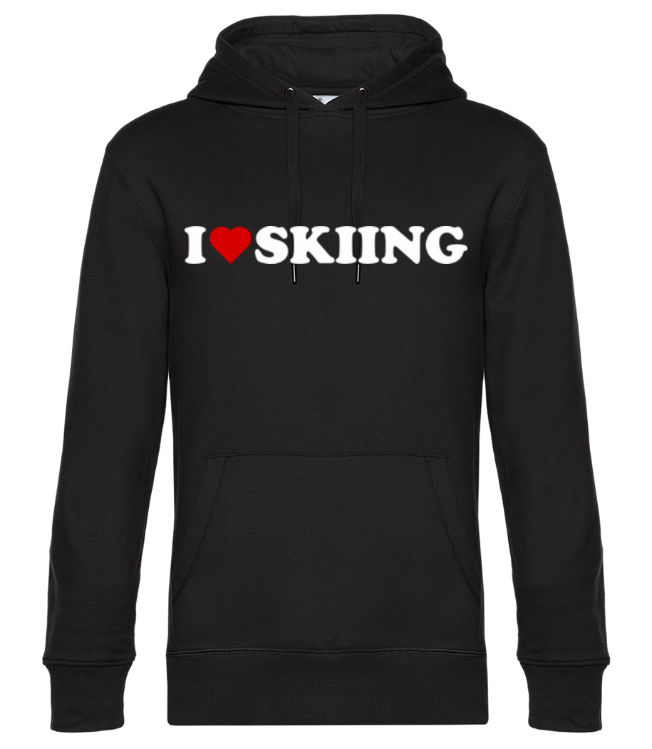 I Love Skiing · Sweat à capuche standard homme