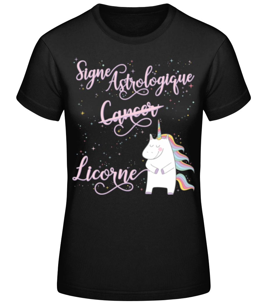 Signe Astrologique Licorne Cancer · T-shirt standard Femme