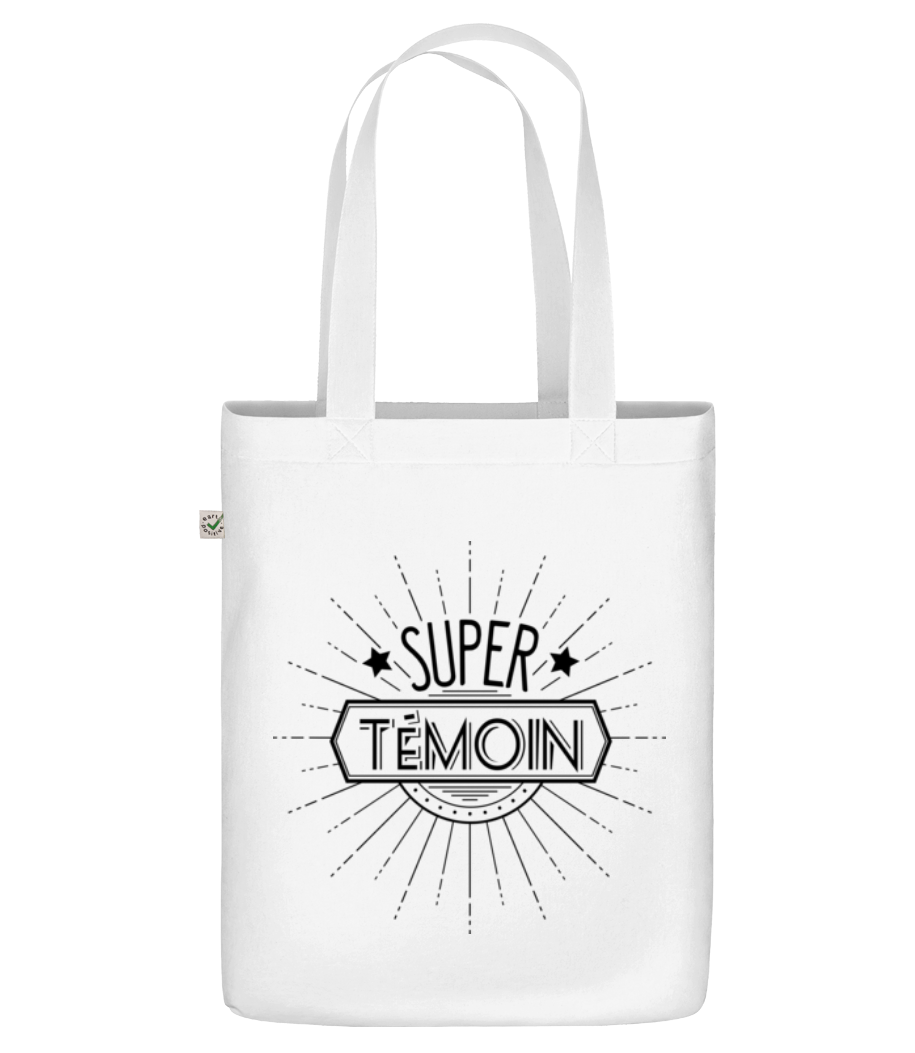 Super Témoin · Sac en toile bio
