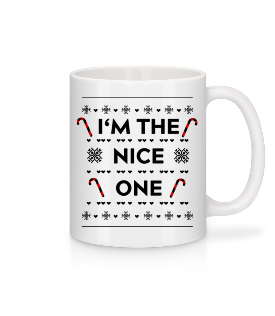 I'm The Nice One · Mug en céramique blanc